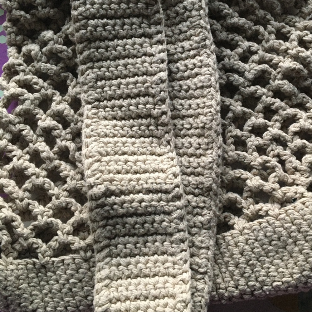 HANDMADE KNITTED VINTAGE PURSE